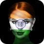 icon India Flag Photo DP Letter Art