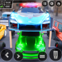 icon Futuristic Police Elevated Car Driving Game