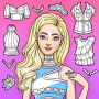 icon Girl Coloring Dress Up Games