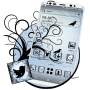 icon Illustration Crow Tree Theme