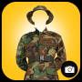 icon Army Suit Photo Montage